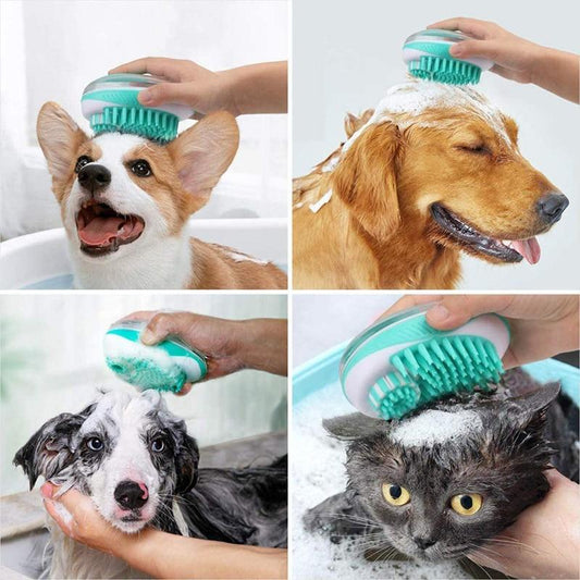 BrossyDog™ - Brosse de bain pour animaux 2 en 1 | chien - Pitou Chien